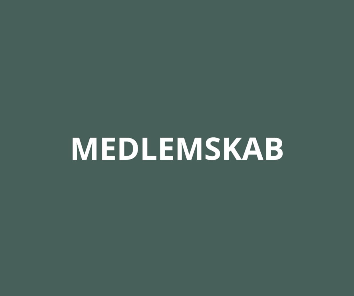 Medlemskab 2025