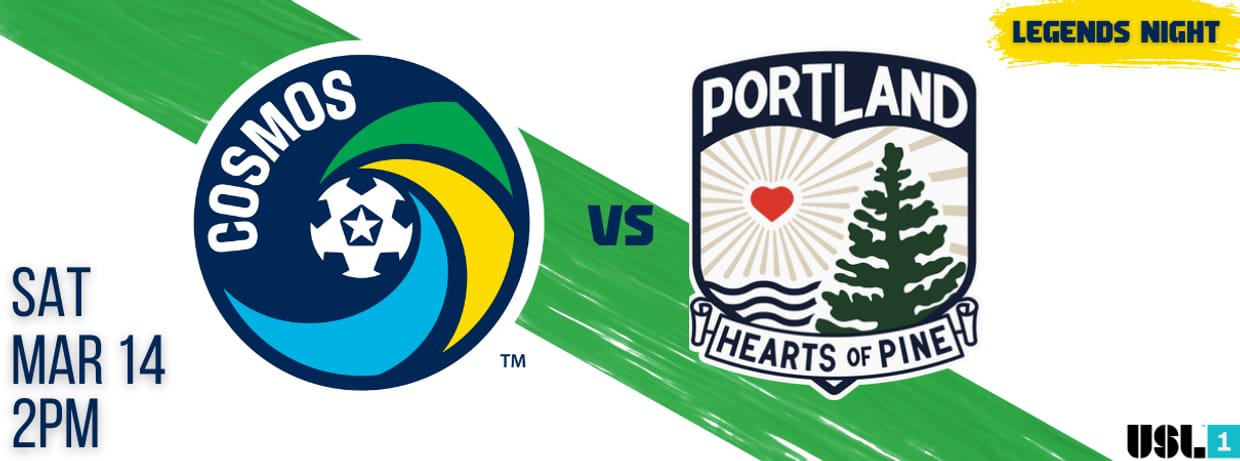 Cosmos vs. Portland Hearts of Pine