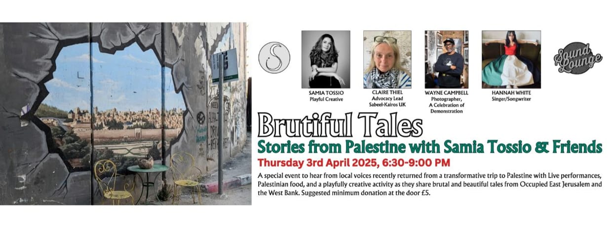 Brutiful Tales: Stories from Palestine with Samia Tossio and Friends