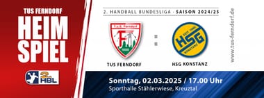 Heimspiel gegen HSG Konstanz