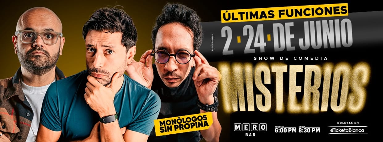 MONÓLOGOS SIN PROPINA: MISTERIOS (EN MERO BAR) ¡ÚLTIMAS FUNCIONES!
