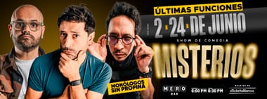 MONÓLOGOS SIN PROPINA: MISTERIOS (EN MERO BAR) ¡ÚLTIMAS FUNCIONES!