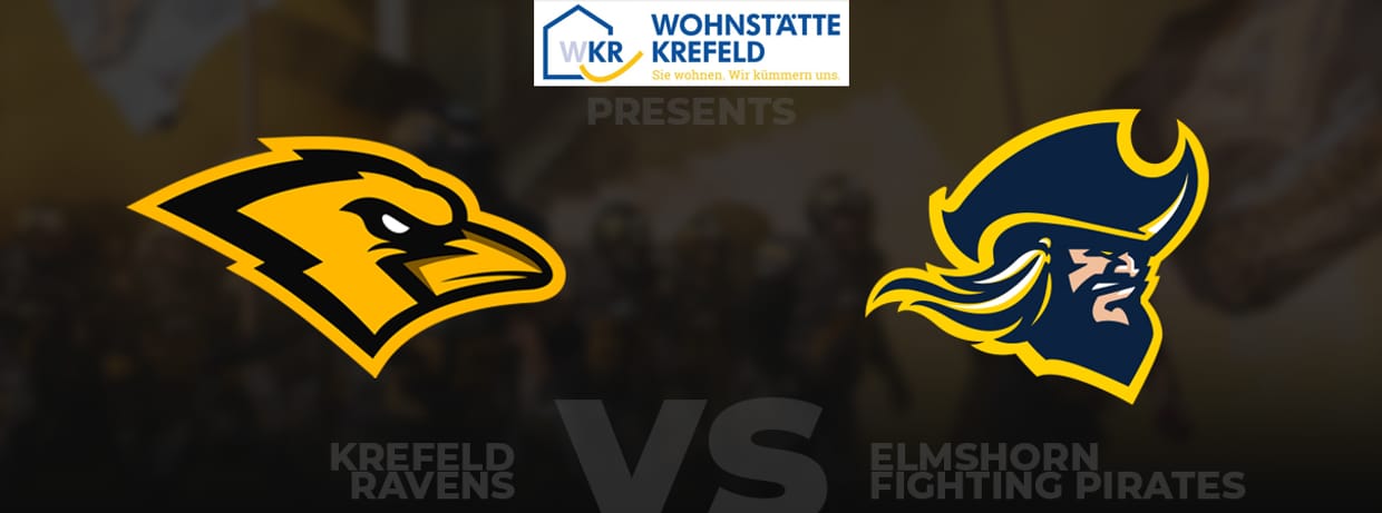 Play-Offs: Krefeld Ravens vs. Elmshorn Fighting Pirates