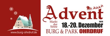 Adventsmarkt der Sinne Burg & Park Ohrdruf