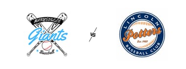 Marysville Giants vs. Lincoln Potters (DH)