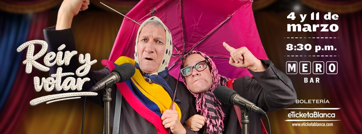 REIR Y VOTAR CON TOLA Y MARUJA (EN MERO BAR)