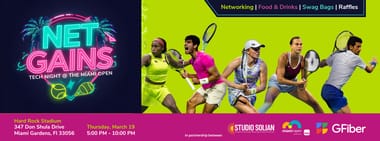 NET GAINS | Tech Night @ Miami Open 2026