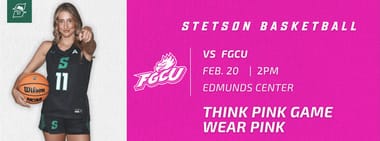 Stetson Women's Basketball vs FGCU