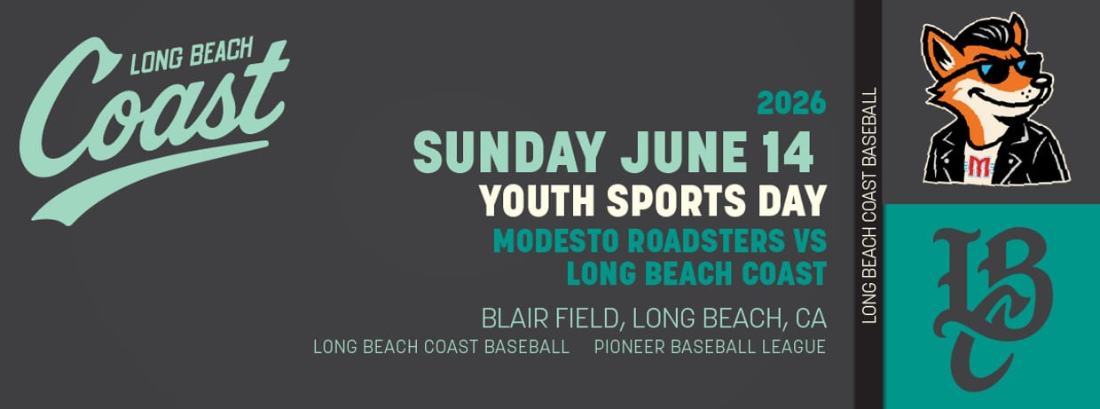 6/14/2026 Long Beach Coast vs. Modesto Roadsters, The Rookie Rally: Youth Sports Day
