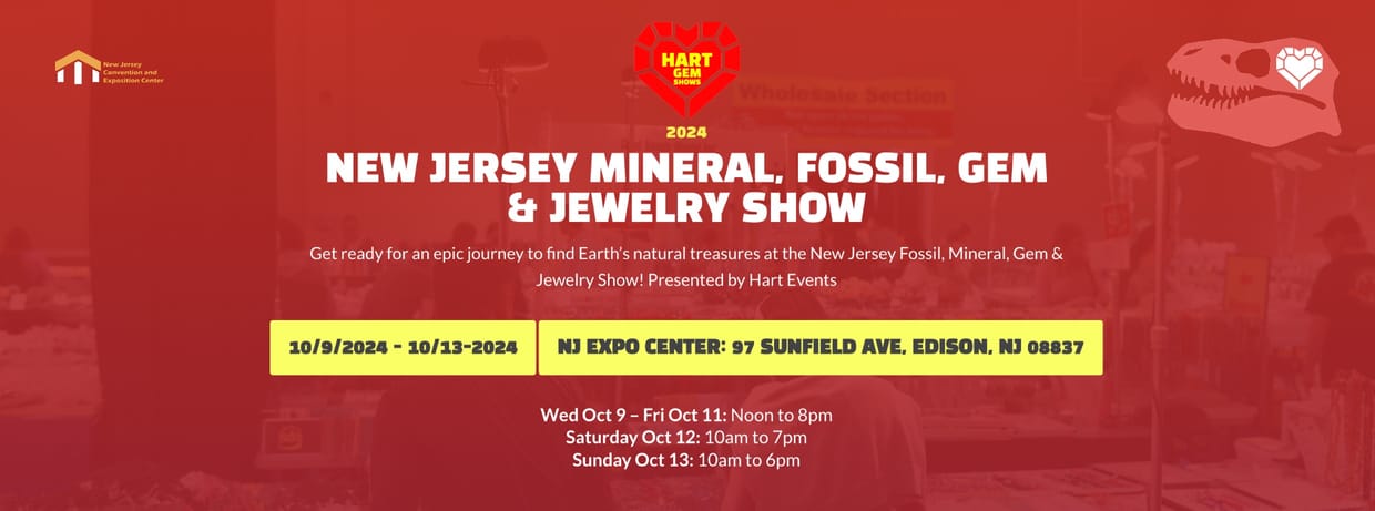 New Jersey Fall Mineral, Fossil, Gem & Jewelry Show