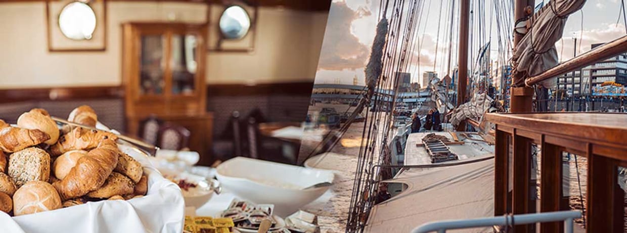 Brunch unter Segeln zum Hafengeburtstag