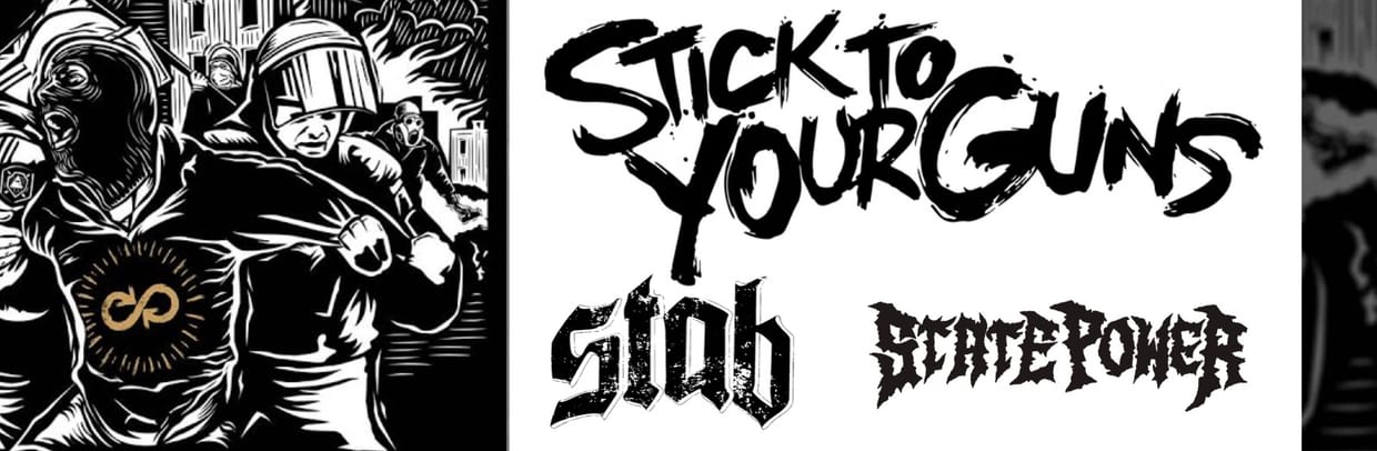 Stick To Your Guns (celebrating 10 years of 'Disobedient') + Stab + State Power