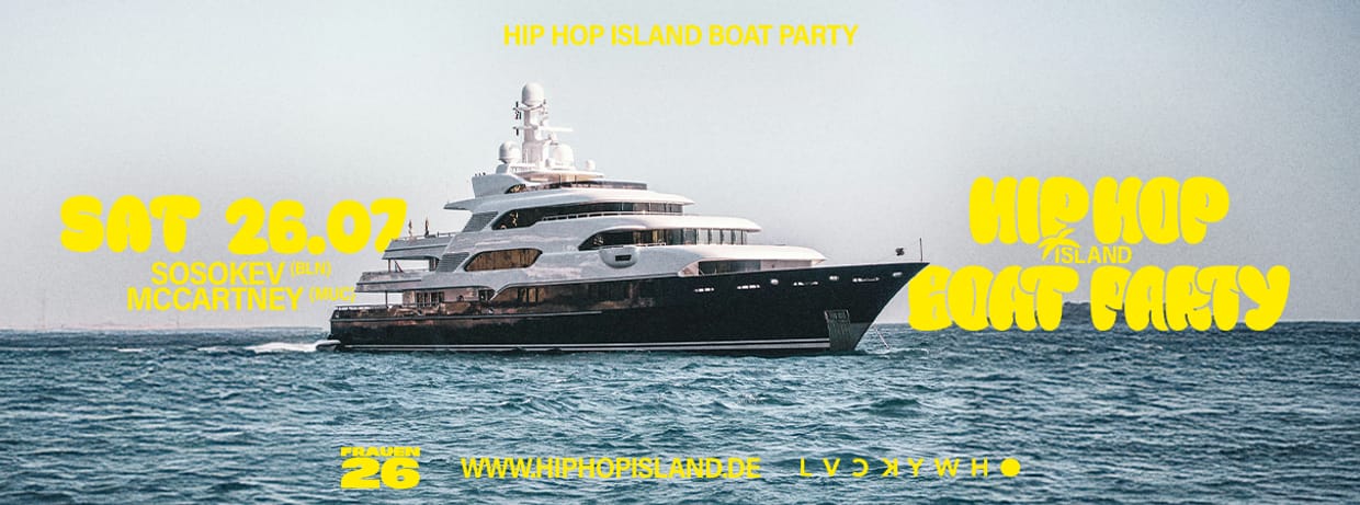 HipHop Island Boat Party 2025