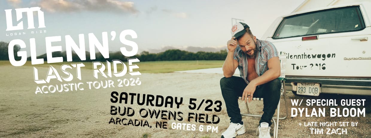 Glenn's Last Ride acoustic tour @ Bud Owens Field