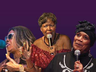 Ladies of St. Louis Blues: Wendy Gordon, Reneé Smith, and Uvee Hayes 