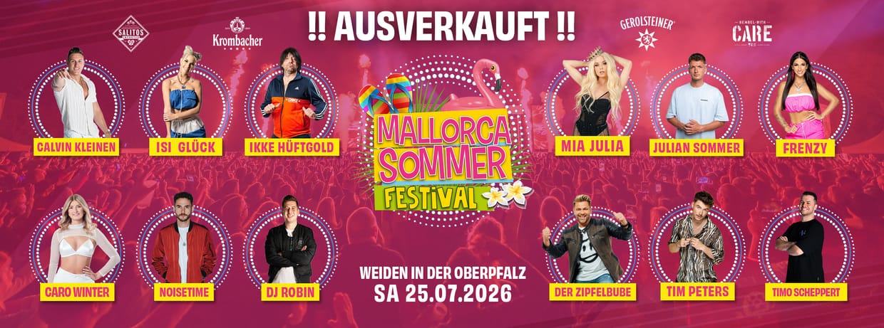 Mallorca Sommer Festival Weiden 2026
