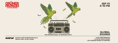 GRÜNER PAPAGEI - THE INTERNATIONAL AFTERWORK PARTY (SEPTEMBER)