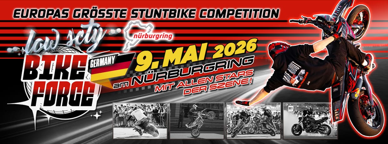 Bikeforce X PS Arena 2026 am Nürburgring
