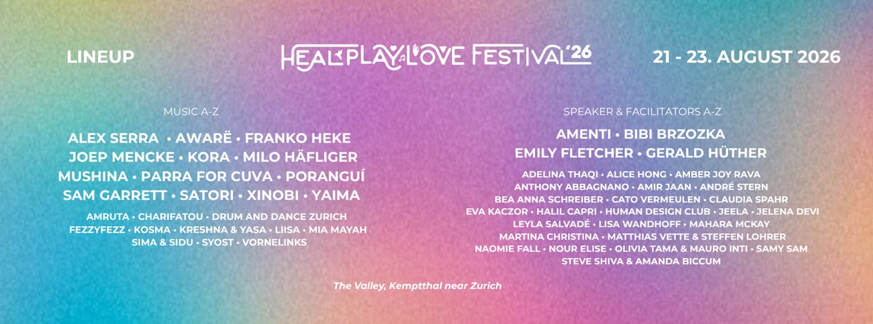 Heal Play Love Festival 2026