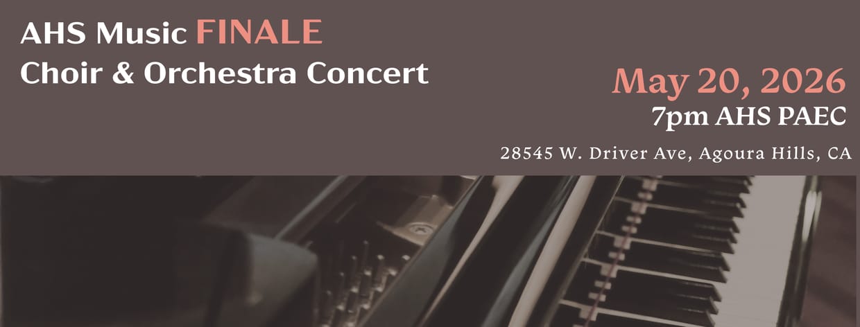 AHS Music  Finale - Choir & Orchestra Concert