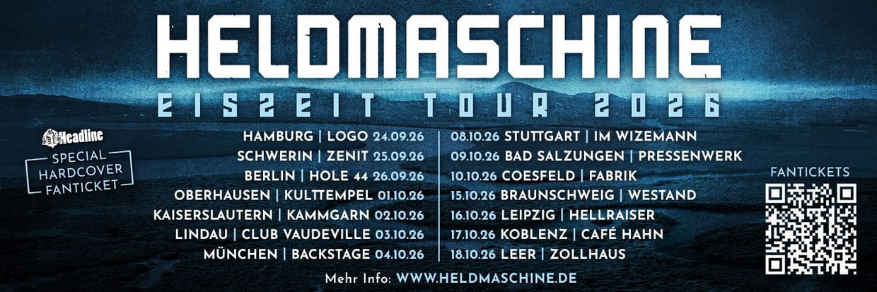 HELDMASCHINE EISZEIT TOUR 2026