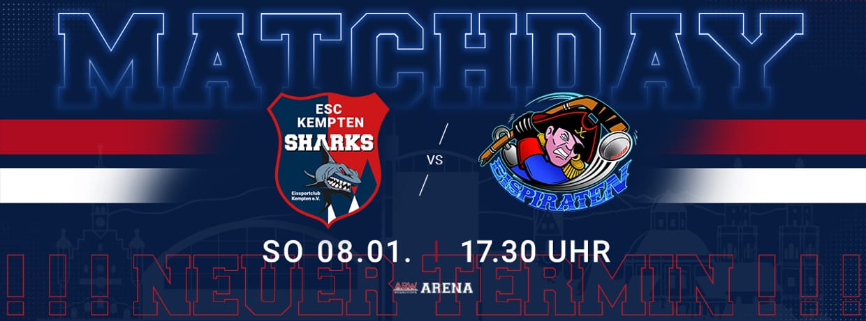 SHARKS vs. EISPIRATEN