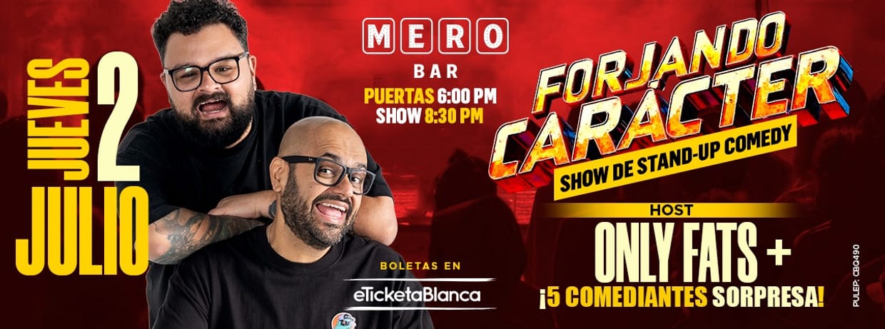 FORJANDO CARACTER: SHOW DE STAND-UP COMEDY