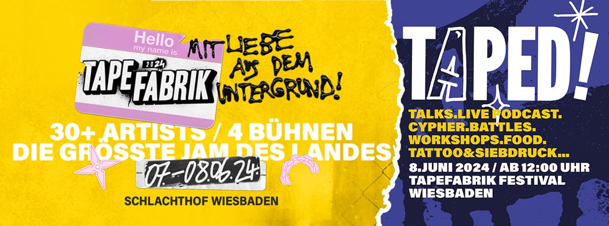 Tapefabrik Festival & taped! Meet-Up 2024