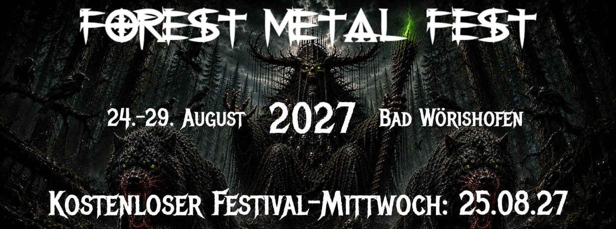 Kostenloser Festival-Mittwoch beim Forest Metal Festival