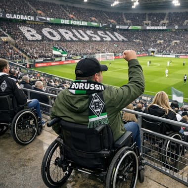 Stadionführung für Rollstuhlfahrer / innen 