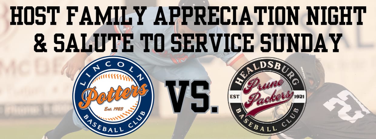 Host Family Appreciation Night & Salute to Service vs. Prune Packers