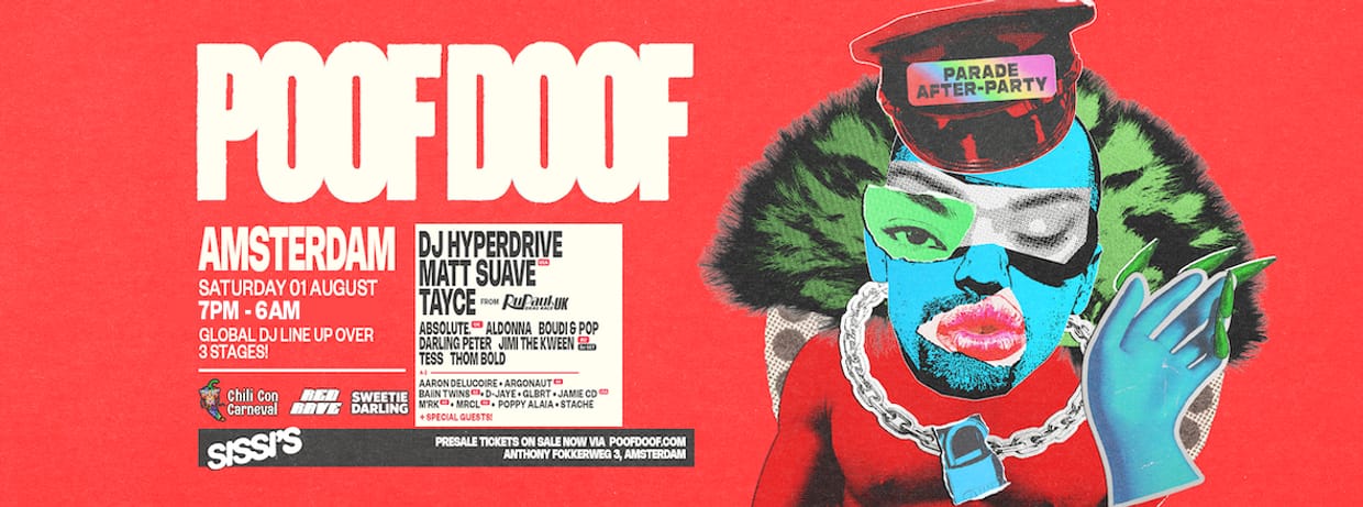 POOF DOOF Amsterdam - Hosted by Chili Con Carneval, Sweetie Darling, Ambrosia & Red Rave