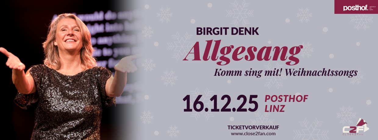 Birgit Denk lädt zum „Allgesang" - WEIHNACHTEN