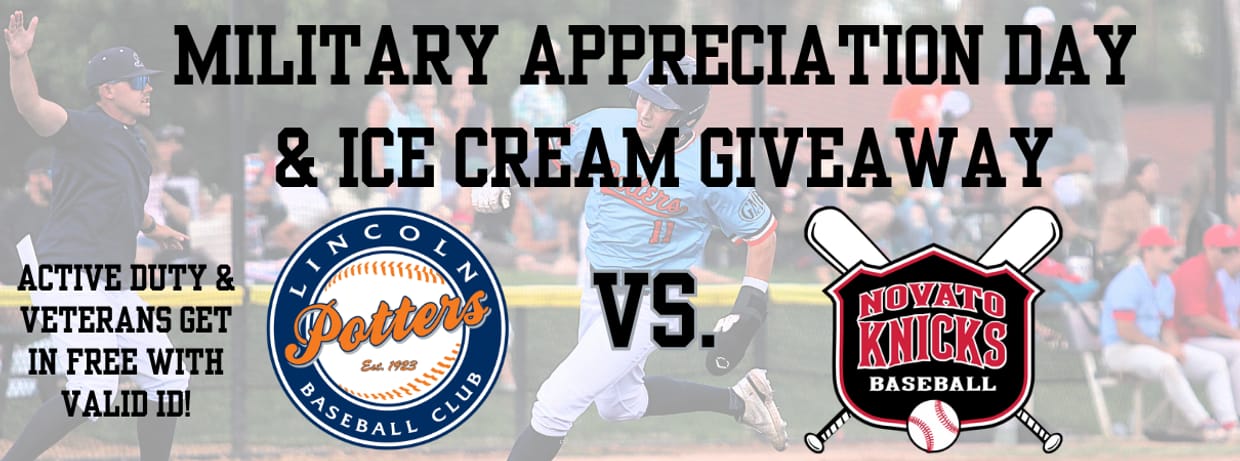 Military Appreciation Day w/ Ice Cream Giveaway vs. Novato Knicks