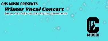 CHS Winter Music Concert - Vocal