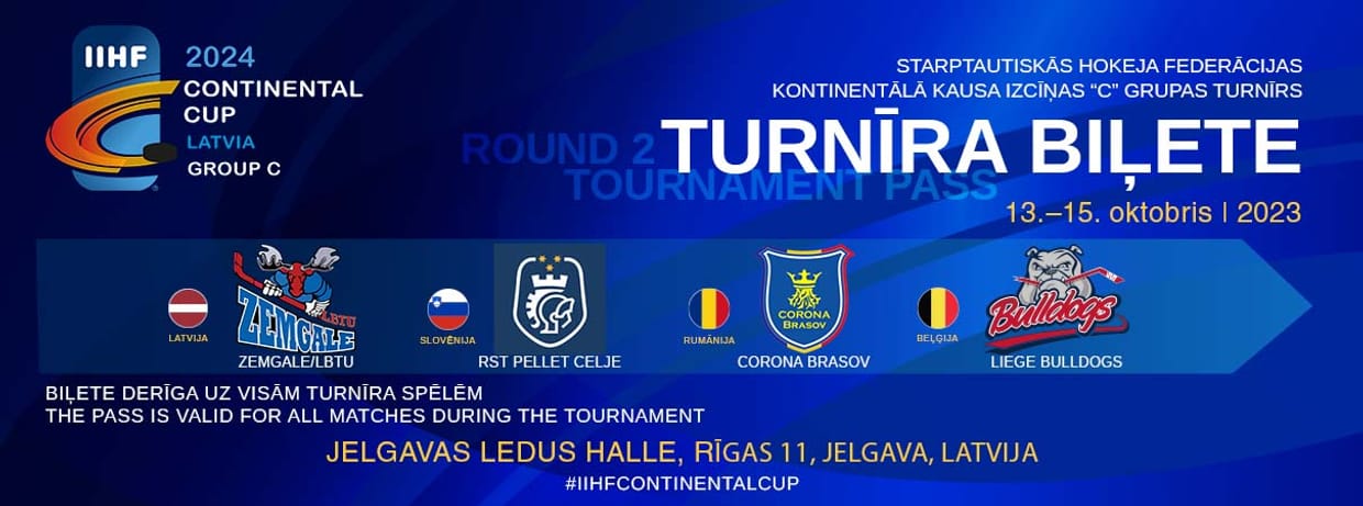 IIHF Kontinentālais kauss - Turnīra biļete
