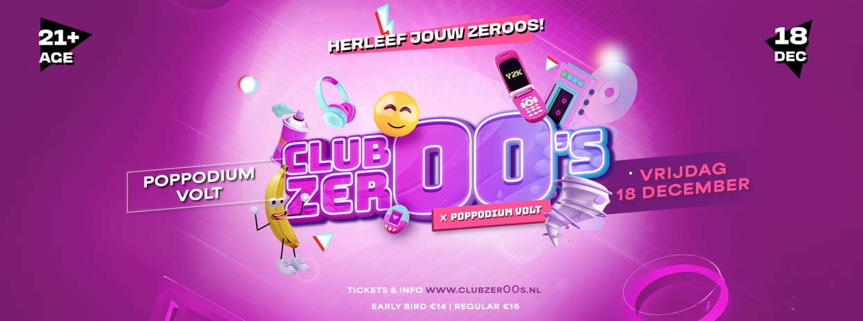 Club Zer00s X Poppodium Volt, Sittard