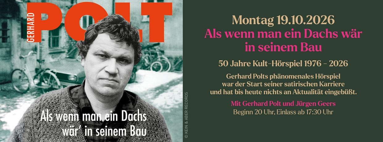 Gerhard Polt - Als wenn man ein Dachs im Bau wär' in seinem Bau 