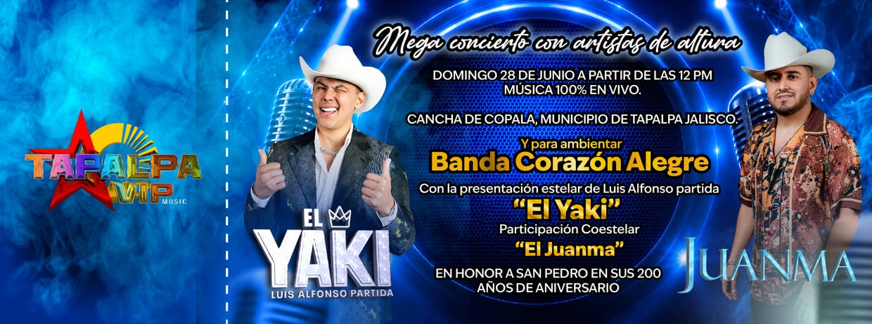 Mega concierto en honor a San Pedro 