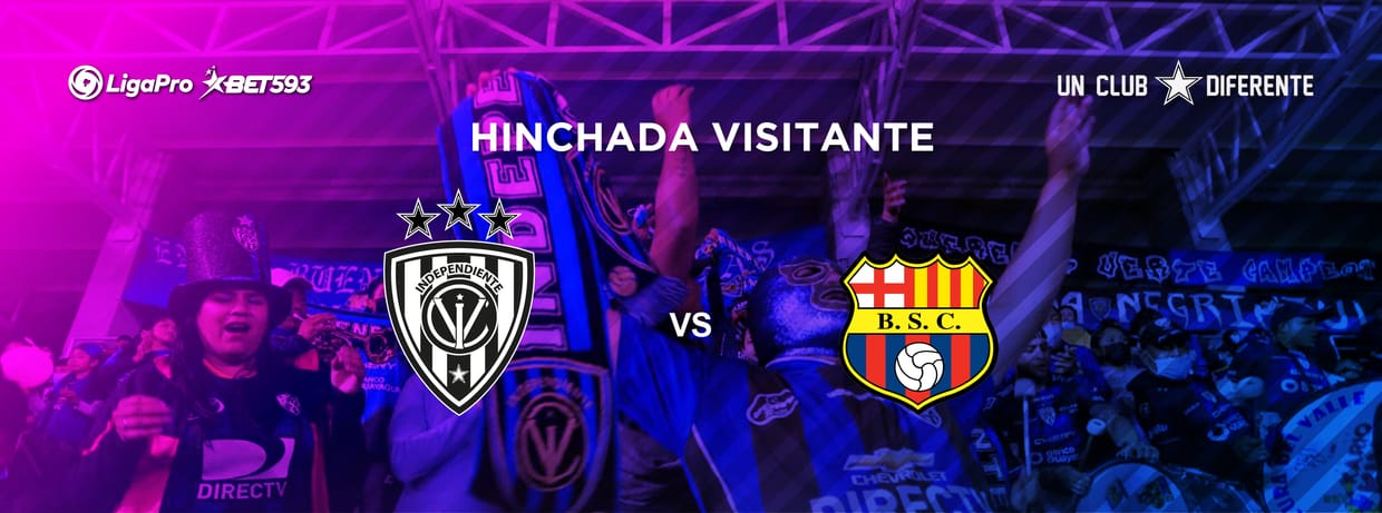  (INDEPENDIENTE DEL VALLE vs BARCELONA) HINCHADA VISITANTE