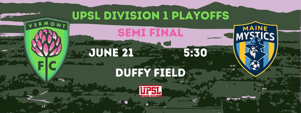 Vermont Clover FC vs Maine Mystics PLAYOFF GAME
