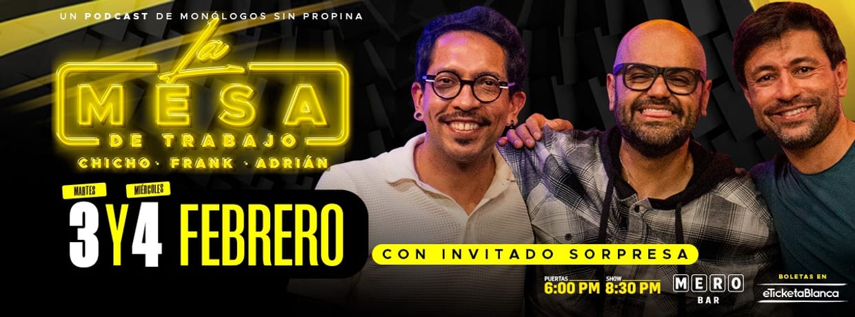 LA MESA DE TRABAJO EN VIVO EN MERO BAR