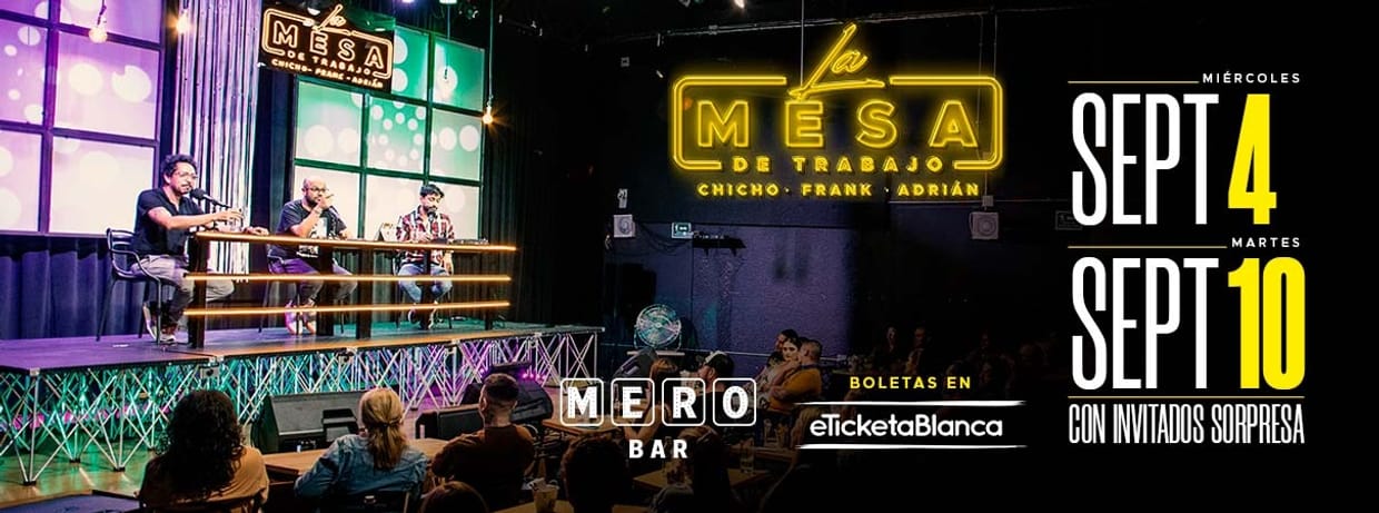 LA MESA DE TRABAJO EN VIVO EN MERO BAR