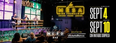 LA MESA DE TRABAJO EN VIVO EN MERO BAR