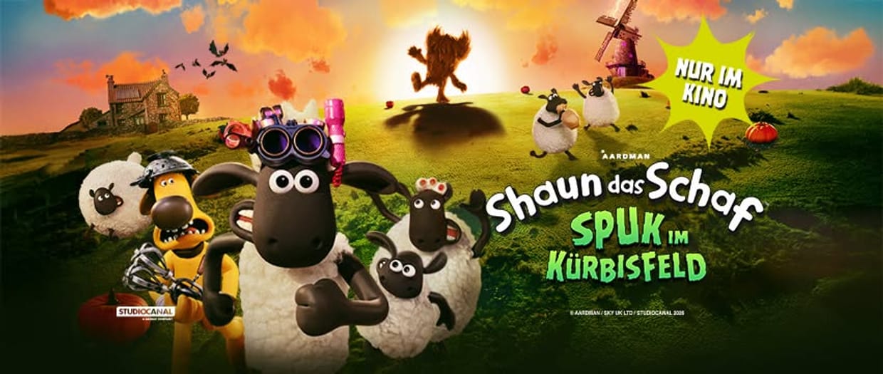 Kino: Shaun das Schaf – Spuk im Kürbisfeld