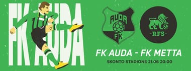 Tonybet Virslīga: FK AUDA – RFS