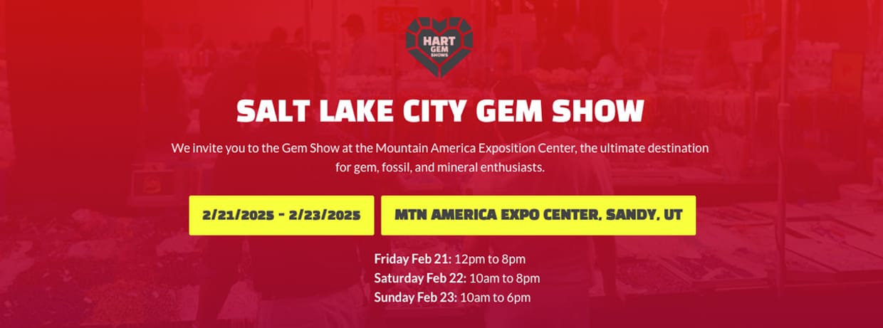 2025 Salt Lake City Mineral, Fossil, Gem, and Jewelry Show Copy