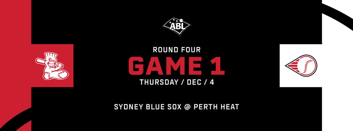 ROUND 4 | Game 1 vs. Sydney Blue Sox (Emergency Services Recognition)