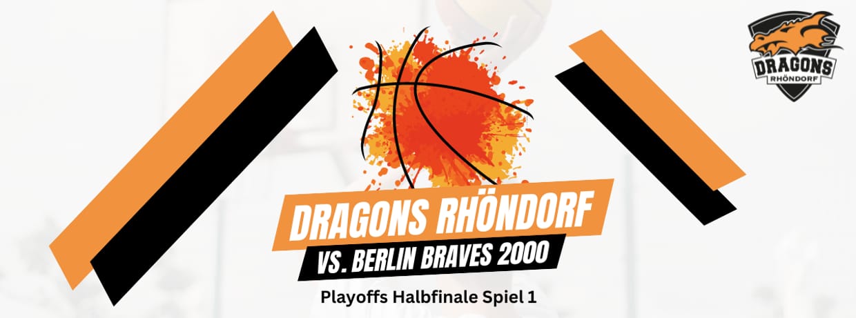 Playoffs Halbfinale Spiel 1 | Dragons Rhöndorf vs. Berlin Braves 2000
