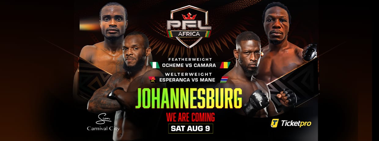 SOLD OUT PFL Africa JHB: Quarterfinals
